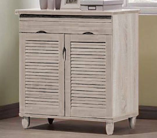 Organizatoare Pantofi Din Lemn Cu 2 Rafturi Maro L78xA38xÎ83cm