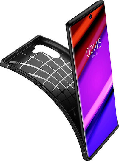 Spigen Rugged Armor Umschlag Rückseite Silikon Schwarz (Galaxy Note 10)