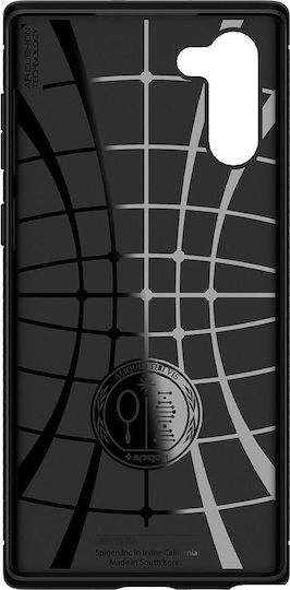 Spigen Rugged Armor Umschlag Rückseite Silikon Schwarz (Galaxy Note 10)