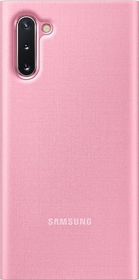 Samsung LED View Cover Buchen Sie Synthetisches Leder Rosa (Galaxy Note 10) EF-NN970PPEGWW