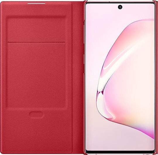 Samsung Led View Cover Book Synthetic Leather Red (Galaxy Note 10)
