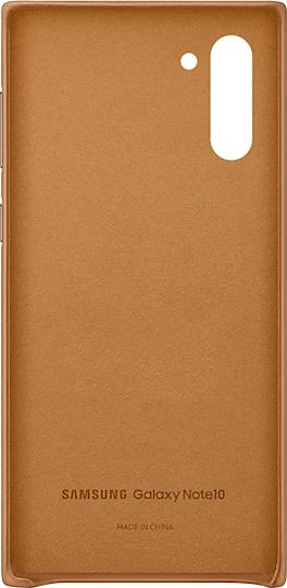 Samsung Leather Cover Back Cover Leather Brown (Galaxy Note 10)