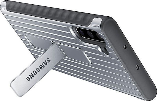 Samsung Umschlag Rückseite Kunststoff Silber (Galaxy Note 10)
