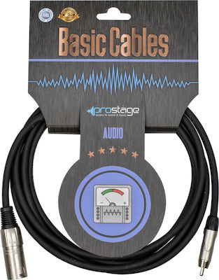 Prostage XLR male to RCA male 2m Cable (BRCM-02)