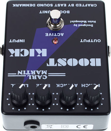 Carl Martin Boost Kick Pedale Wirkung Booster E-Gitarre