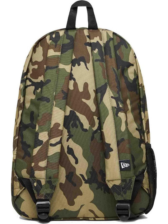 New Era MLB New York Yankees School Bag Backpack Junior High-High School Khaki with Water Bottle Holder 17Liters