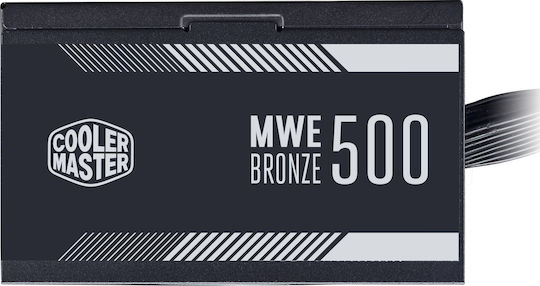 CoolerMaster MWE 500 rev. 2.0 500W White Computer Power Supply Full Wired 80 Plus Standard