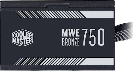 CoolerMaster MWE 750 Bronze rev. 2.0 750W Black Computer Power Supply Full Wired 80 Plus Bronze