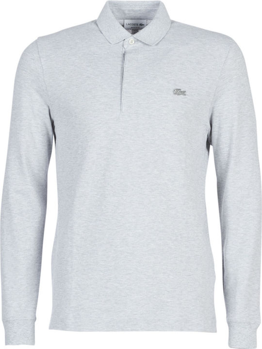 Polo Langarmbluse Gray