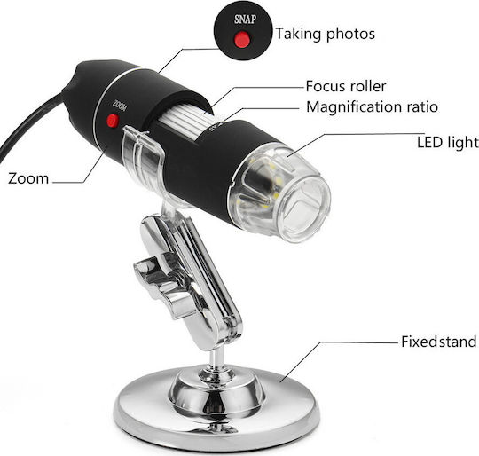 YPC-X1C Digital Monocular Microscope USB 1600x