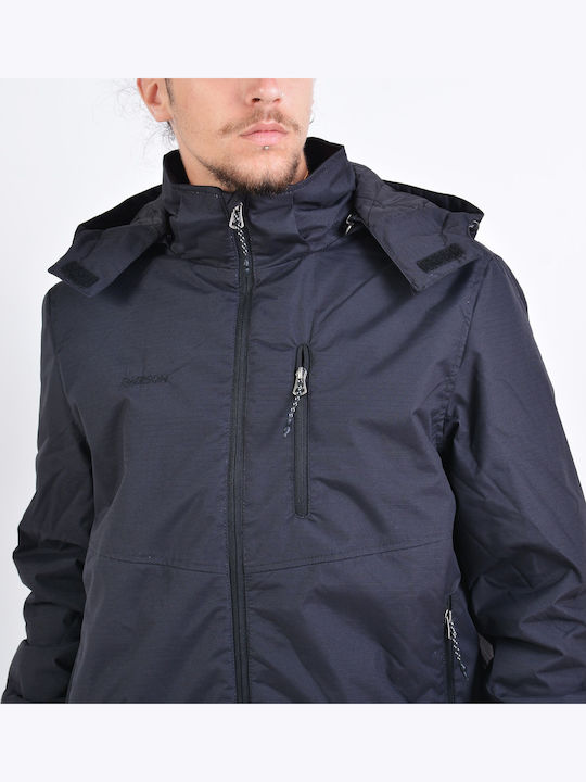 Winter Jacke Bomber Schwarz