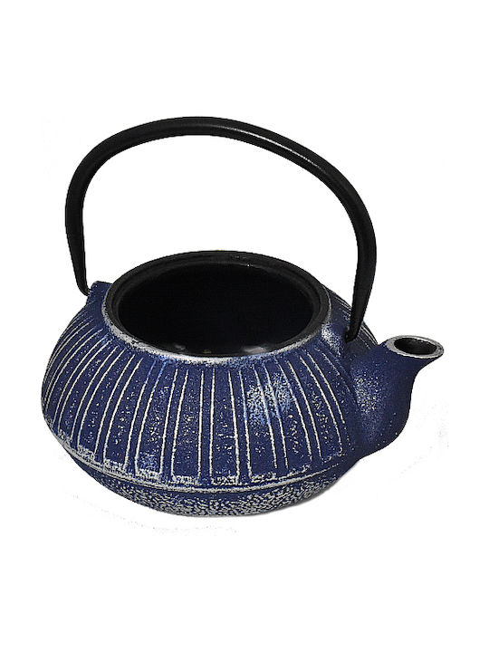 Τσαγιέρα με Φίλτρο Μαντεμένια Silver Blue 600ml