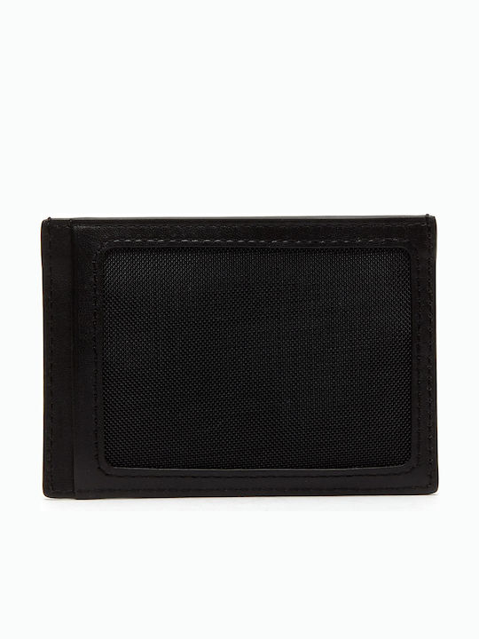Set Leather Men's Wallet Black