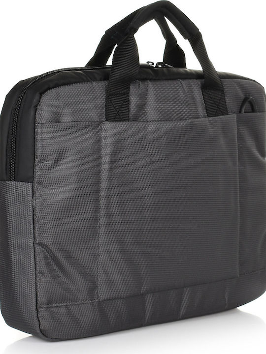 Samsonite Qibyte Τσάντα Ώμου / Χειρός για Laptop 14" σε Γκρι χρώμα