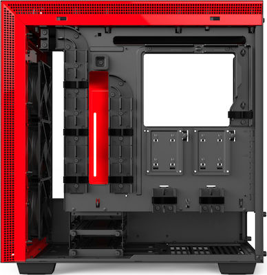 NZXT H700i Gaming Midi-Turm Computergehäuse Rot