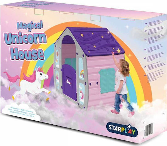 Starplay Plastic Kids Playhouse Multicolour Unicorn Magical 102x90x109cm