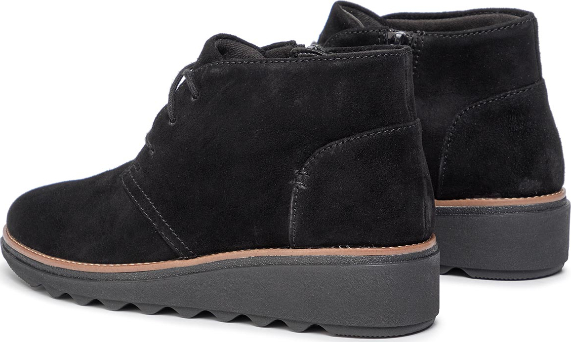 clark sharon hop wedge bootie