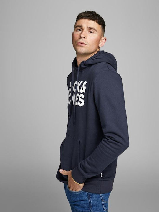 Sweatshirt with Hood Navy Blazer