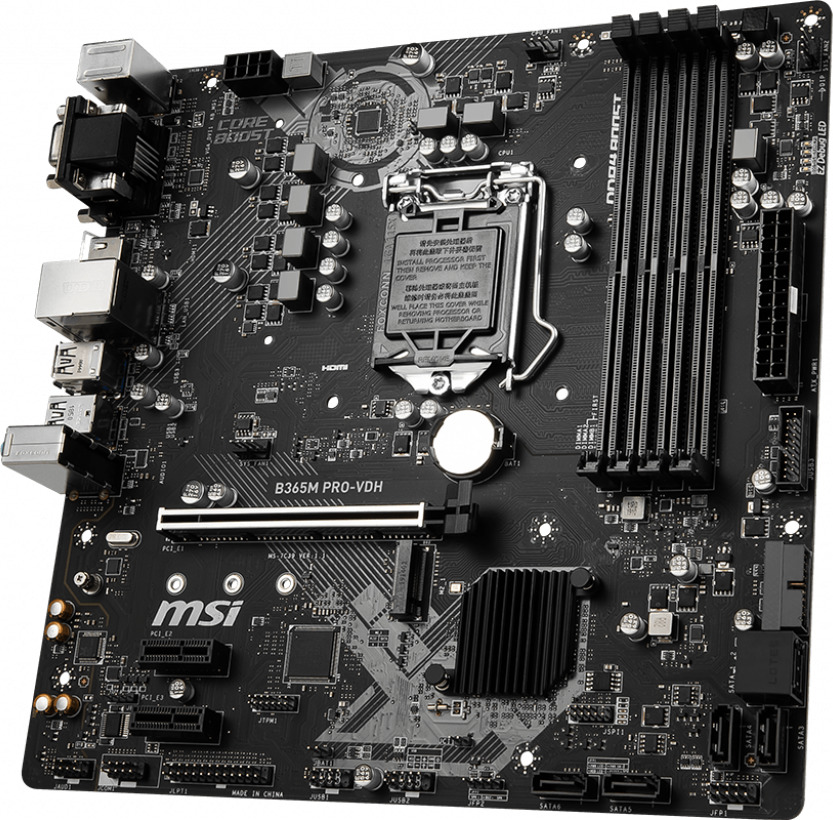 MSI B365M PRO VDH Motherboard Micro ATX Intel 1151 Rev 2 Socket 