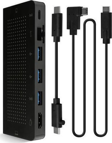 Twelve South StayGo USB-C Докинг станция с HDMI 4K PD Ethernet Черен