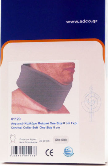 Adco Soft Cervical Collar 8cm Grey 01120.03.010