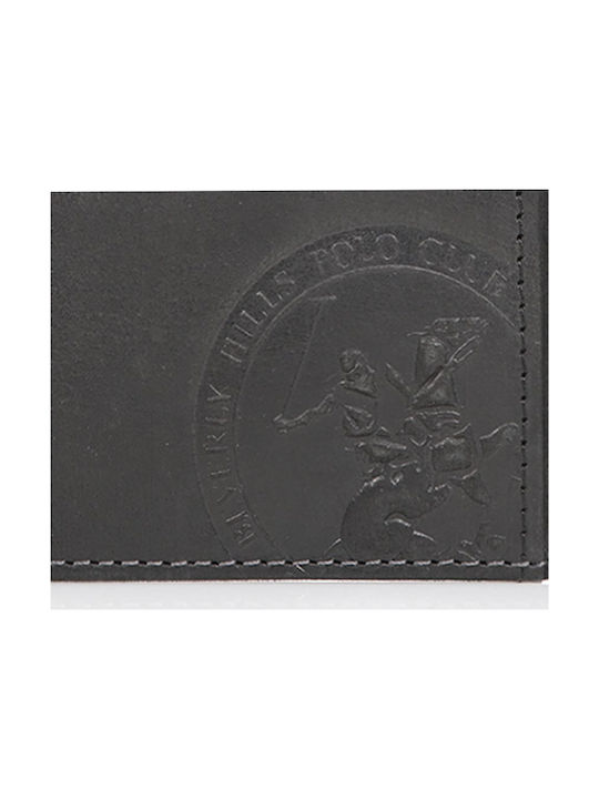 Leather Men's Wallet Cards Black