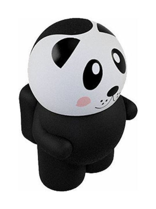 Eglo Led Kids Decorative Lamp Fu Pan Black 15x15x19εκ.