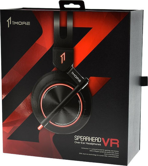 1More Spearhead Peste ureche Gaming Headset cu conexiune 3,5mm / USB Negru