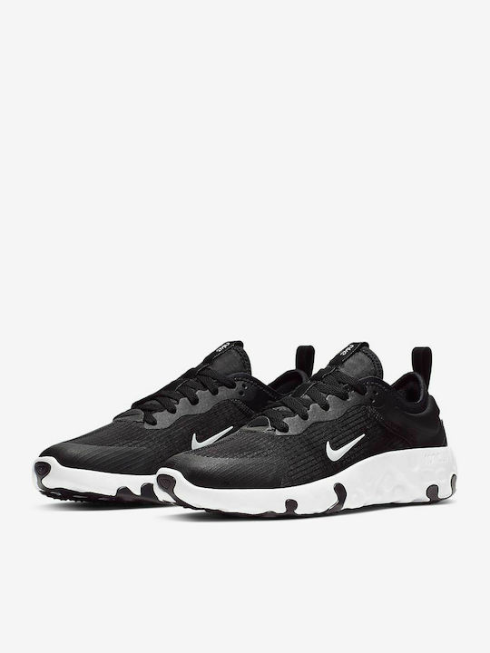 Renew Lucent GS Kids Sports Shoes Running with Laces Black