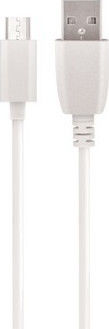 Maxlife с USB-A порт и кабел micro USB Бял (MXTC-01)