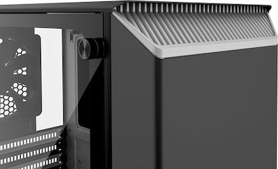 Phanteks Eclipse P300 Tempered Glass Midi Tower Компютърна кутия със странично прозорче Special Edition White
