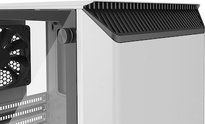 Phanteks Eclipse P300 Tempered Glass Midi Tower Κουτί Υπολογιστή με Πλαϊνό Παράθυρο Λευκό