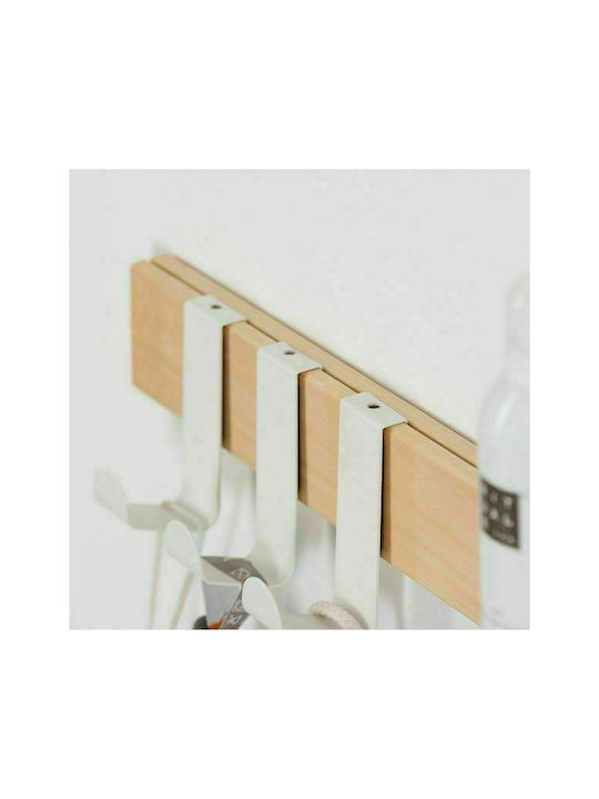 Sealskin Brix Haken Badezimmer 4 Plätze Schrauben ​35x10cm Braun