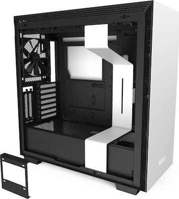 NZXT H710i RGB Gaming Midi Tower Κουτί Υπολογιστή με Πλαϊνό Παράθυρο Λευκό