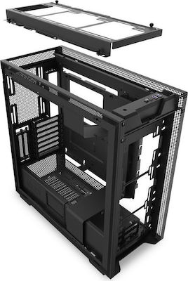 NZXT H710i RGB Gaming Midi Tower Κουτί Υπολογιστή με Πλαϊνό Παράθυρο Μαύρο