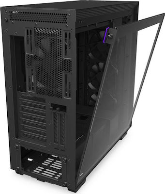 NZXT H710i RGB Gaming Midi Tower Κουτί Υπολογιστή με Πλαϊνό Παράθυρο Μαύρο