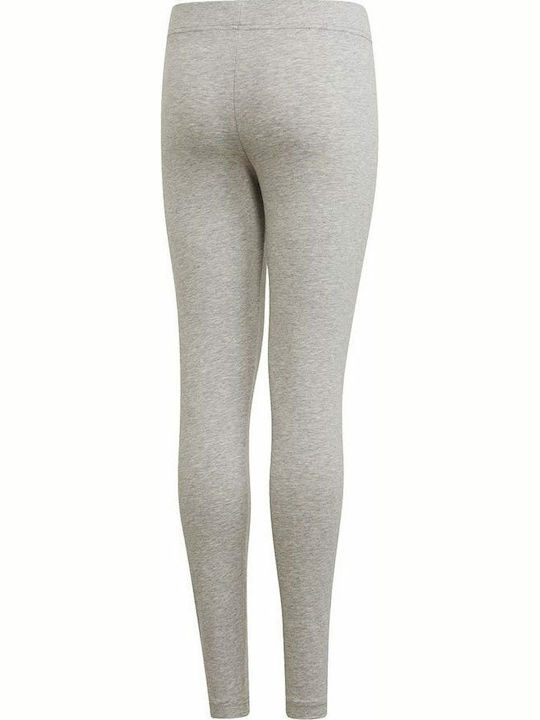 adidas Kids Legging Sports Long Gray Core Essentials 3-Stripes
