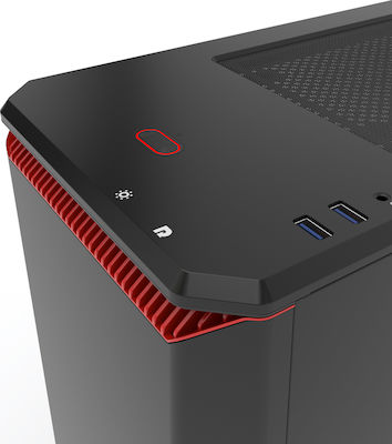 Phanteks Eclipse P400 Tempered Glass Special Edition Red