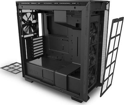 NZXT H710 Gaming Midi-Turm Computergehäuse Schwarz