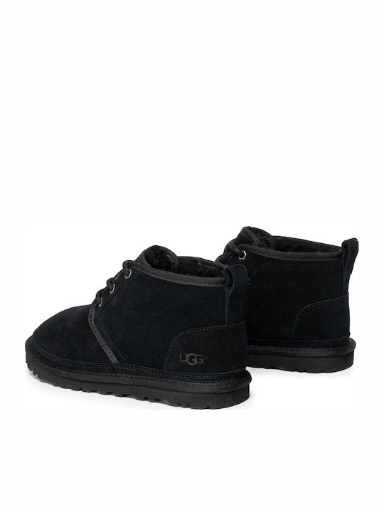 Neumel Suede Women's Ankle Boots Black