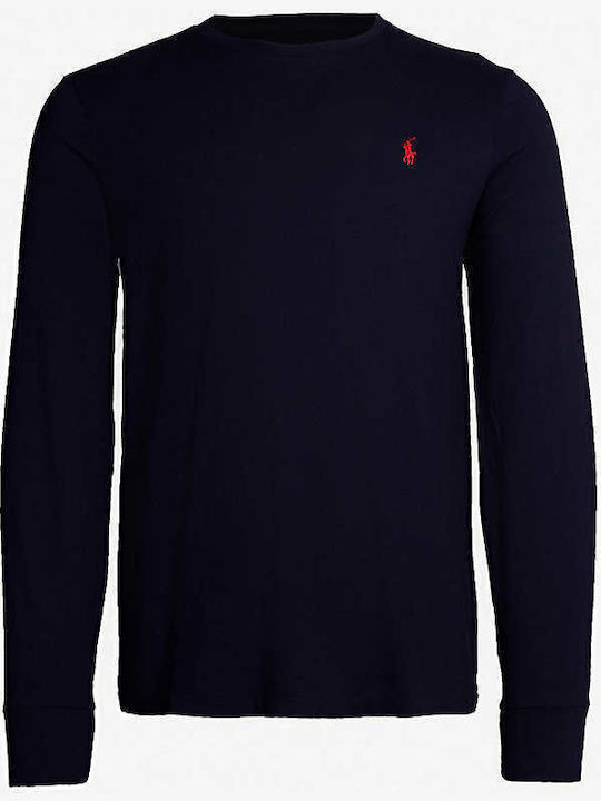 Langarm-Pullover Marineblau