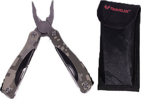 SP Souliotis Mehrfarbiges Multitool mit Scheide