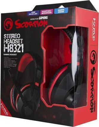 Marvo H8321 Over Ear Gaming Headset με σύνδεση 2x3.5mm