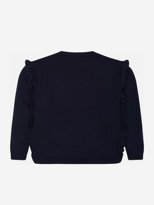 Mayoral Kids Sweater Long Sleeve Navy Blue