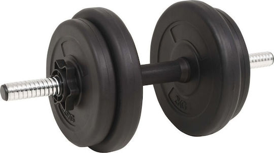 vidaXL Αλτήρες Σετ με Μπάρα Συνολικού Βάρους 30kg