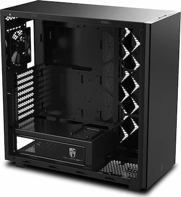 Deepcool Macube 550 Gaming Midi Tower Κουτί Υπολογιστή με Πλαϊνό Παράθυρο Μαύρο