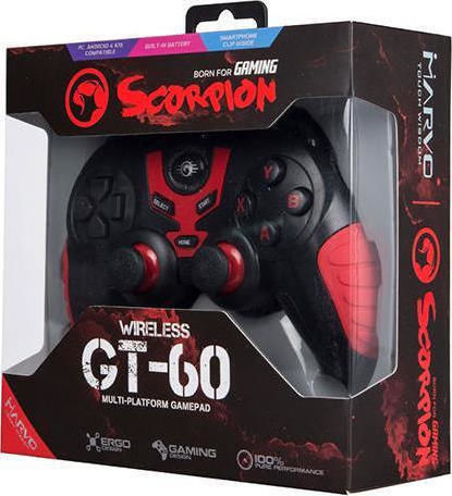 Marvo GT-60 Ασύρματο Gamepad για Android / PC / iOS Κόκκινο