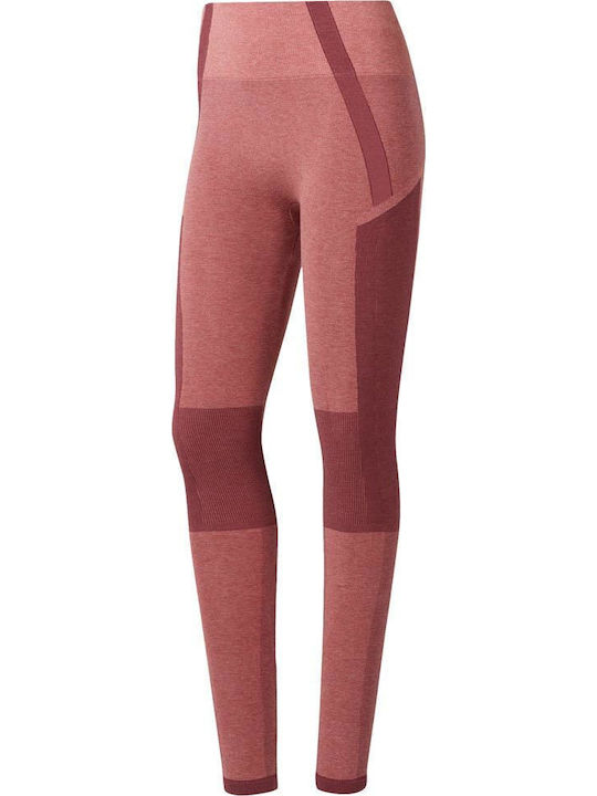 Schulung Frauen Lang Leggings Hochgeschnitten Rosa