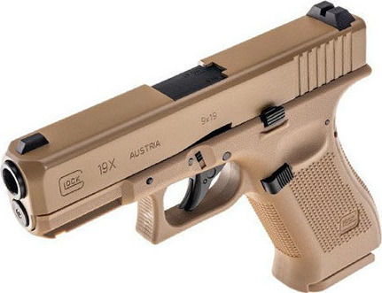 Umarex Pistol cu Aer CO2 Glock 19X Recul 4.5mm