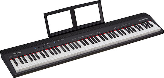 Roland Ηλεκτρικό Stage Πιάνο GO:PIANO88 με 88 Δυναμικά Πλήκτρα Ενσωματωμένα Ηχεία και Σύνδεση με Ακουστικά και Υπολογιστή Black